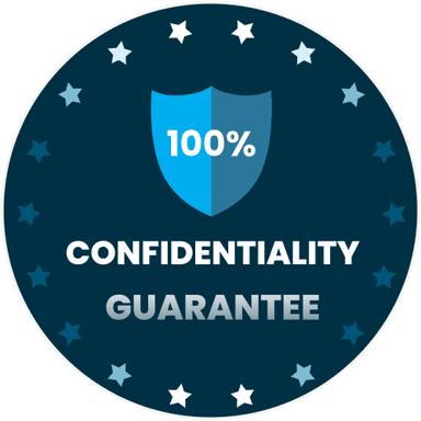 100% Confidentiality Guarantee